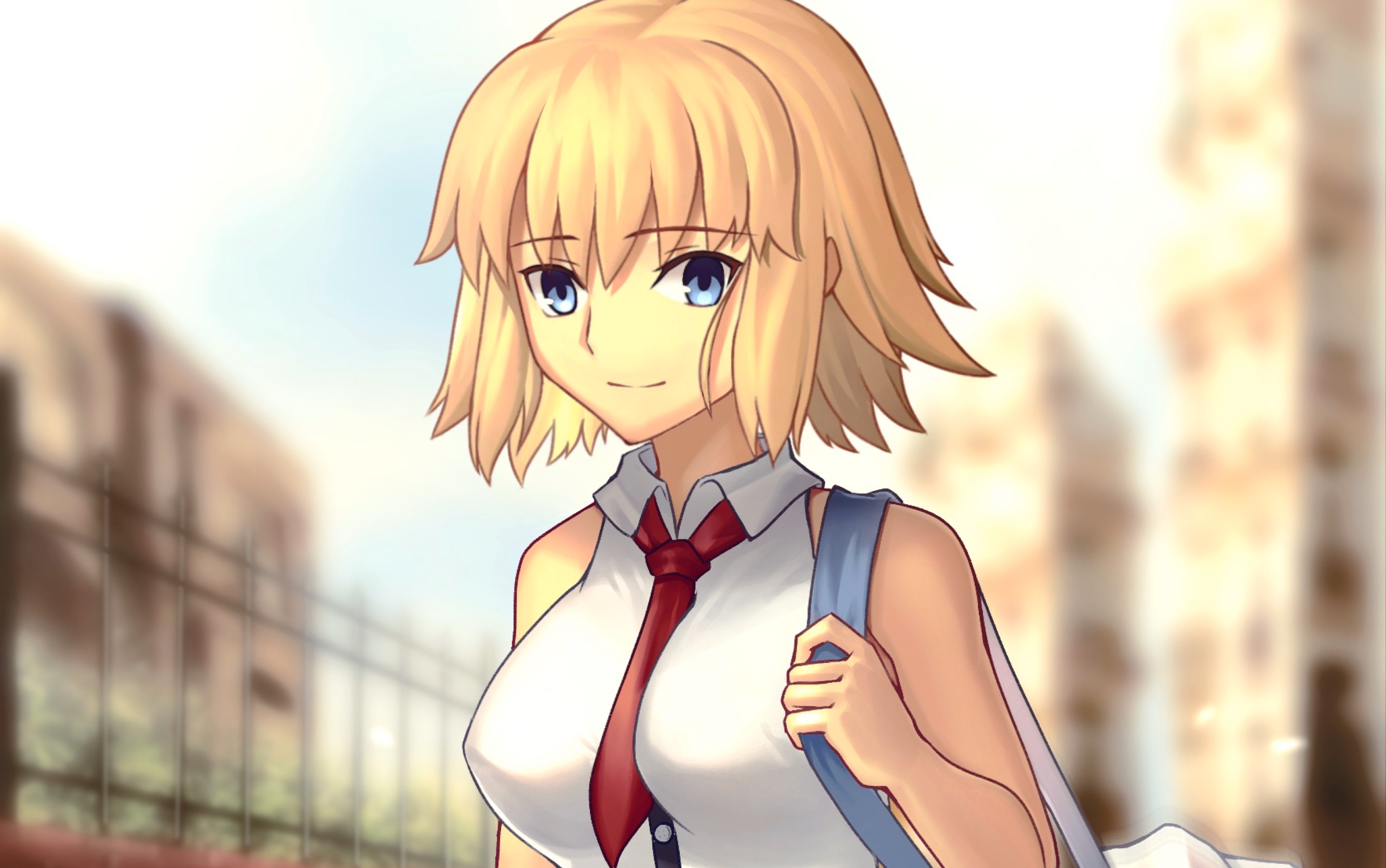 【fgo贞德绘画过程】还不快和法兰西村姑一起去上学!