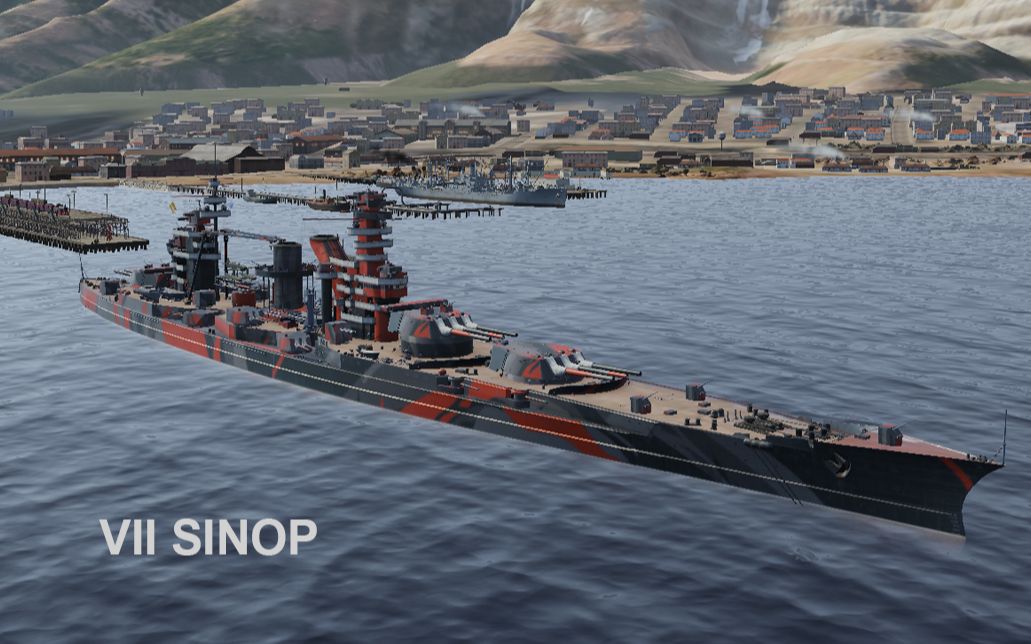 [战舰世界]5杀 14w伤害 7级 苏系 战列舰 sinop(锡诺普)海怪_哔哩哔哩