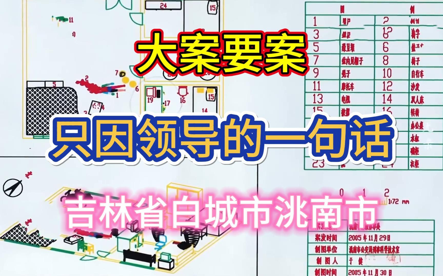 大案要案:只因领导的一句话(吉林省白城市洮南市命案)哔哩哔哩bilibili