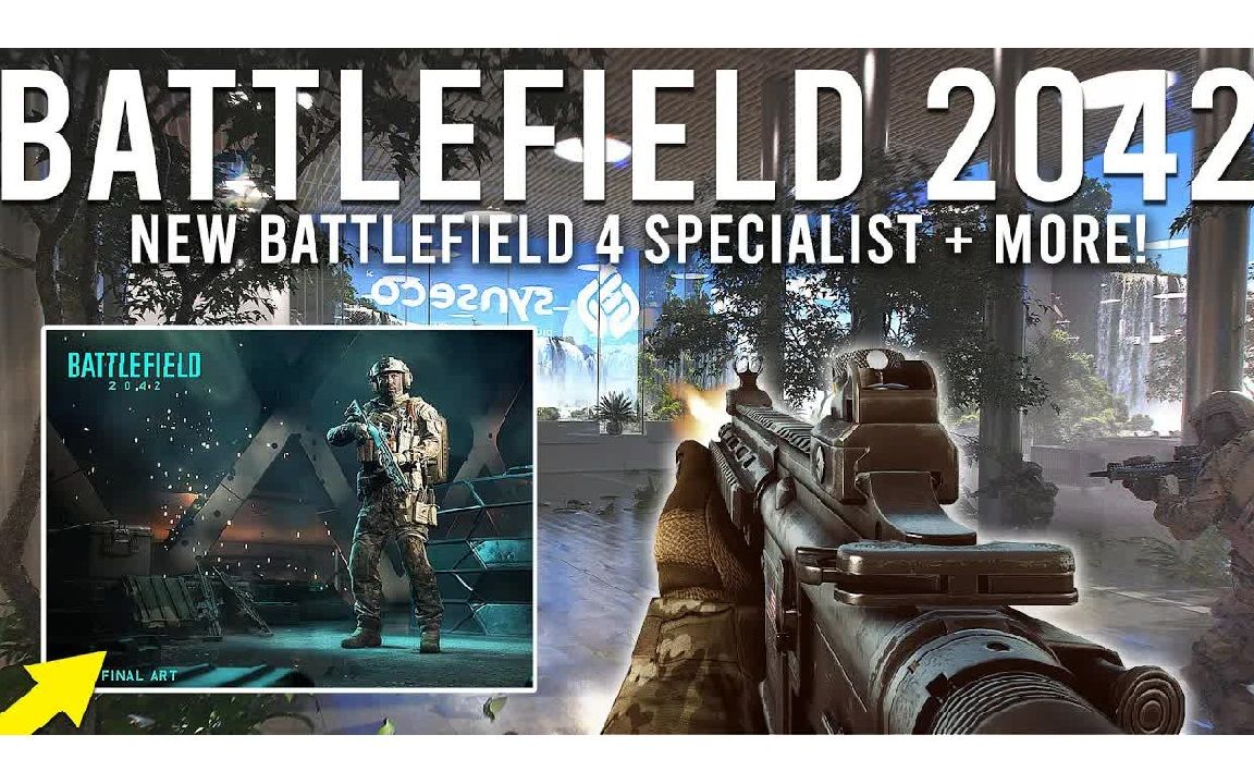 Battlefield 2042 NEW Specialist from Battlefield 4, APS, Combat Shield!哔哩哔哩bilibili战地风云