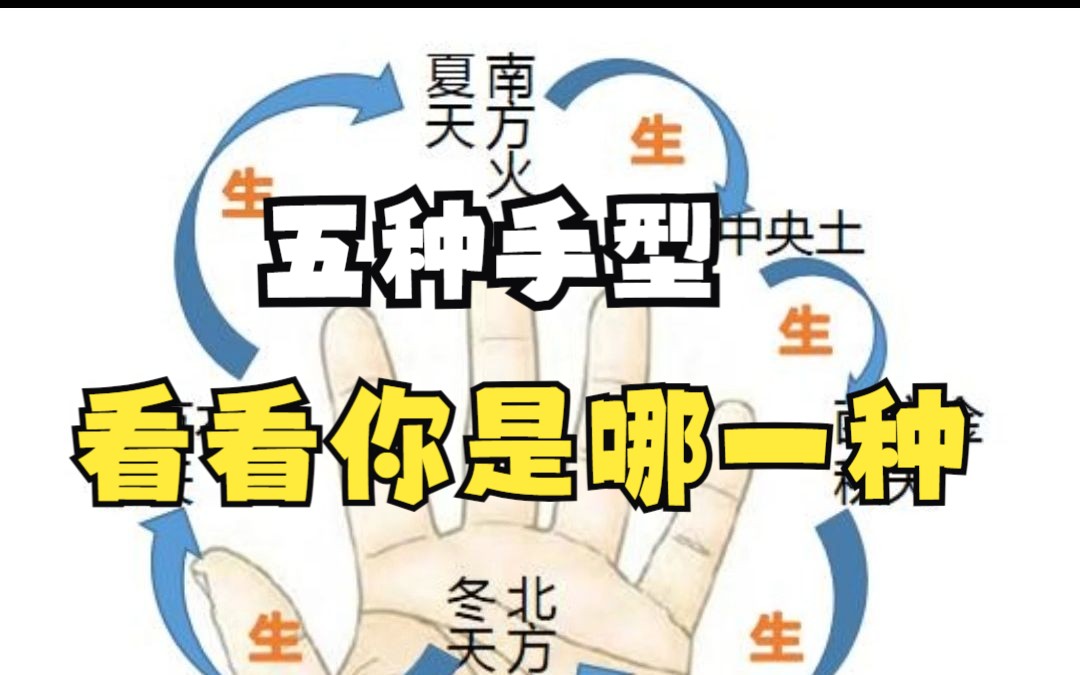 进来看看你是哪种手型哔哩哔哩bilibili