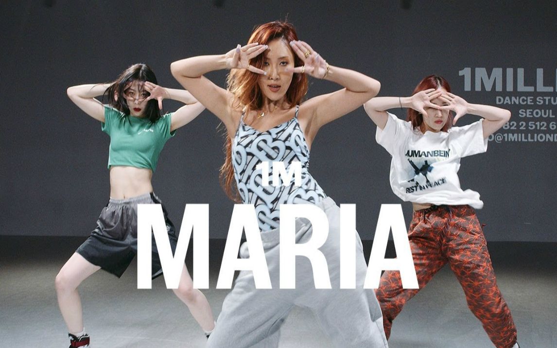 [图]MAMAMOO华莎 - 新专主打曲《María》(Feat.Lia X Tina X Yeji)舞蹈版视频公开，充满swag的玛利亚女神~