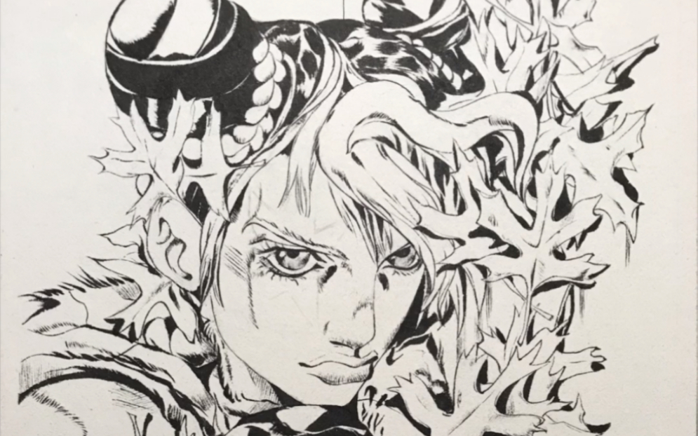 【半成品】jojo漫画封面临摹