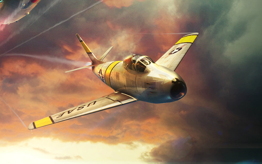 akina土豆酱战争雷霆游戏实况视频f-86f-2机炮佩刀试玩