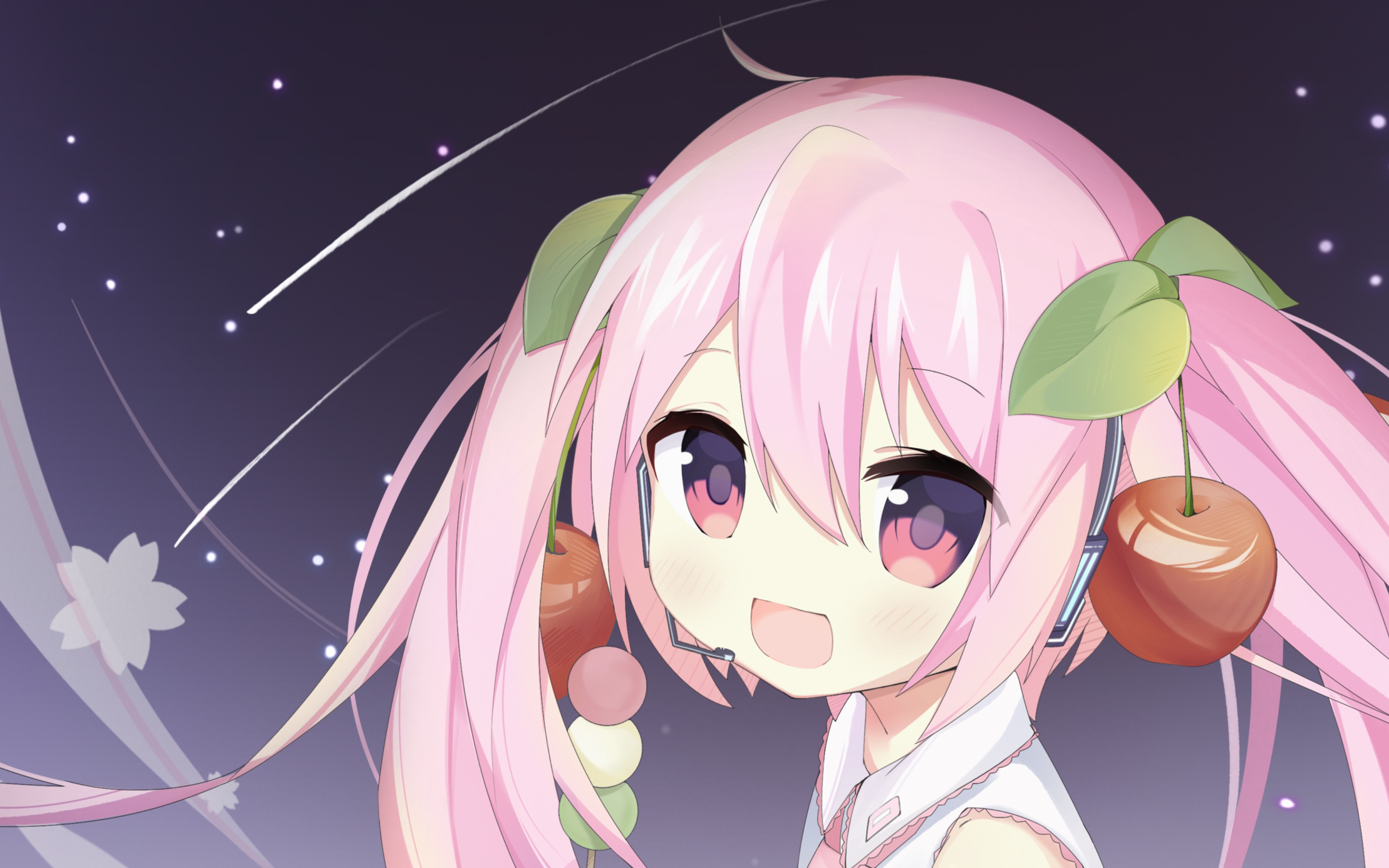 【绘画过程】星空下の樱花初音未来