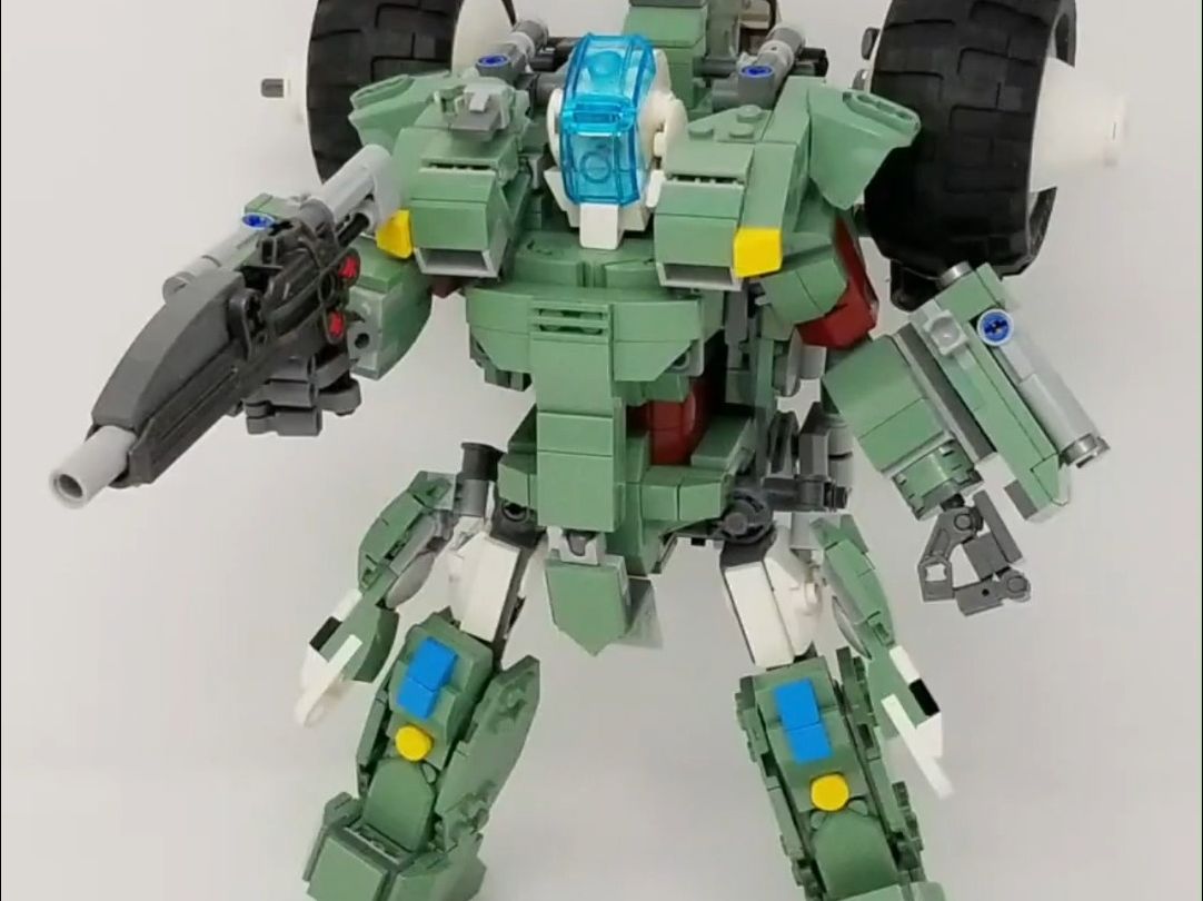 [图]【乐高MOC】 机甲创世纪-VR-052F旋风骑乘装甲（S.Bernard型）-by Daikoncat | LEGO Robotech_Mospeada