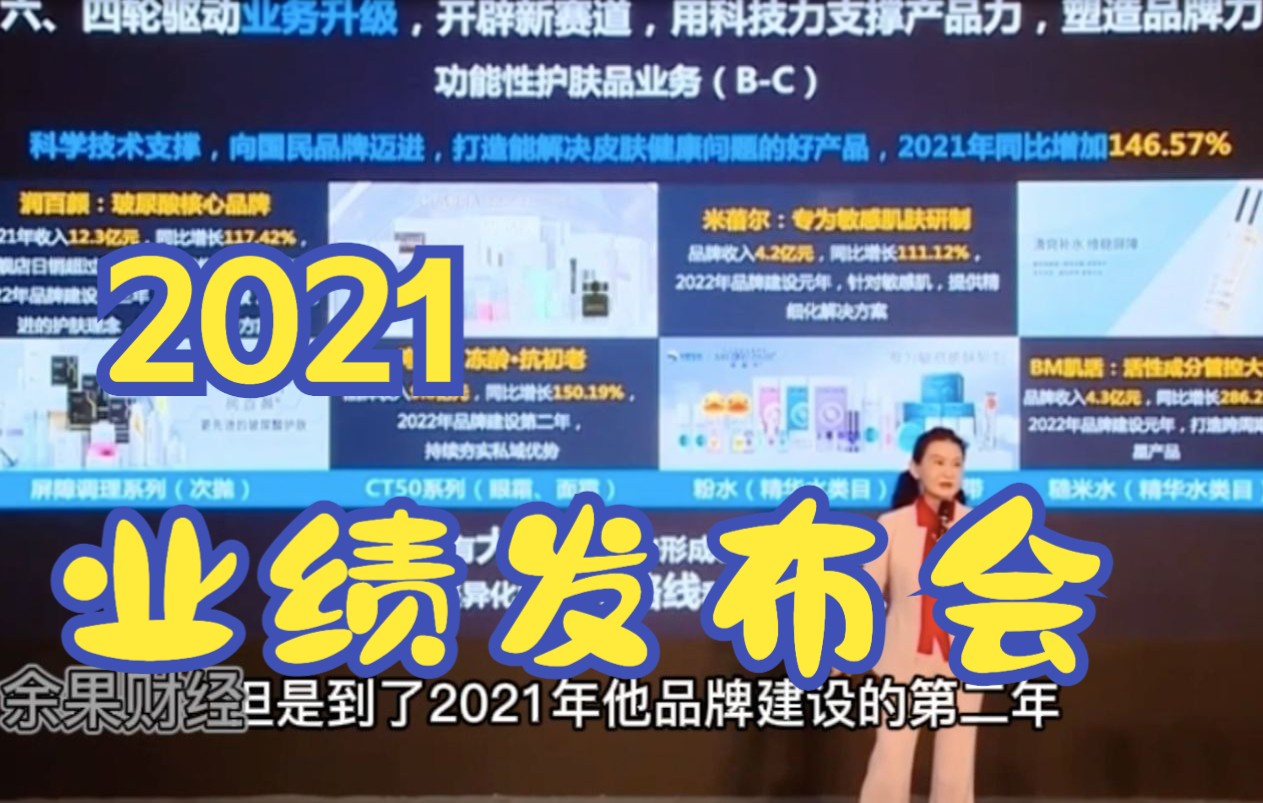 华熙生物2021年度业绩发布会(二)哔哩哔哩bilibili