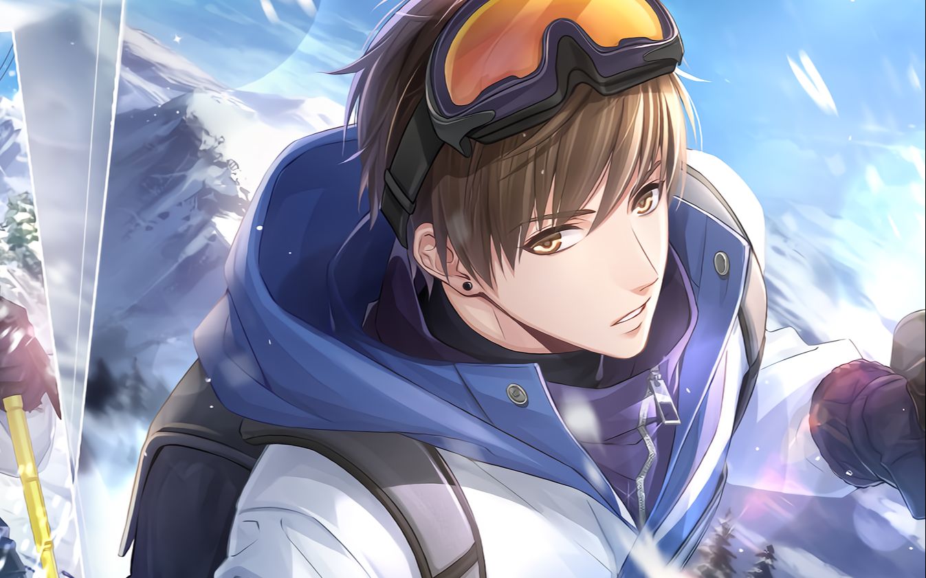 恋与制作人 白起 滑雪之约 两周年累冲68sr约会:我满足了!