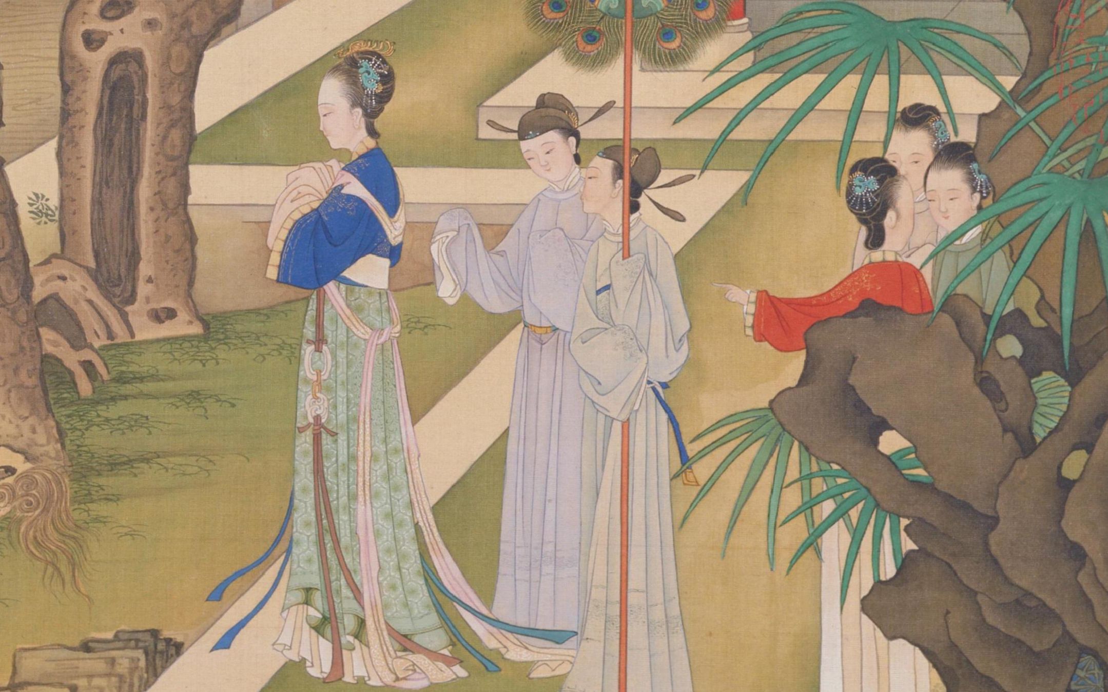 清代·焦秉贞《历朝贤后故事图·麟趾贻休》【古画】