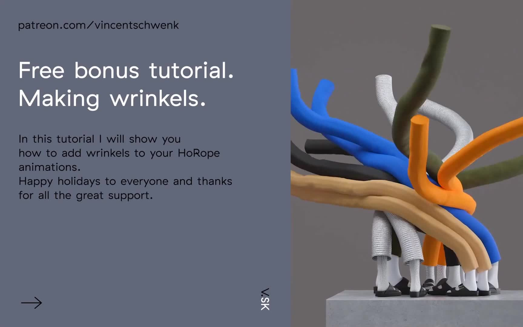 在houdini vellum中模拟织物软管(或:如何骗取你的c4d朋友的信任)