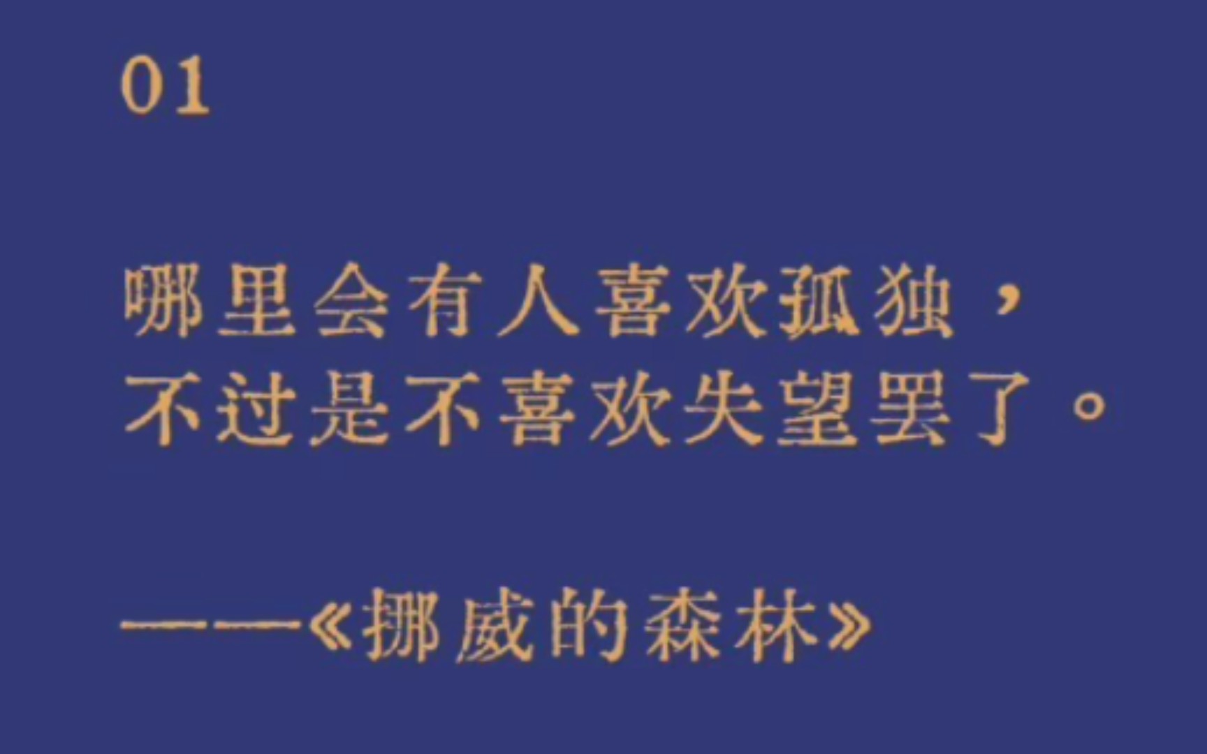 “哪里会有人喜欢孤独,不过是不喜欢失望罢了.”|村上春树道破人生的10句名言哔哩哔哩bilibili