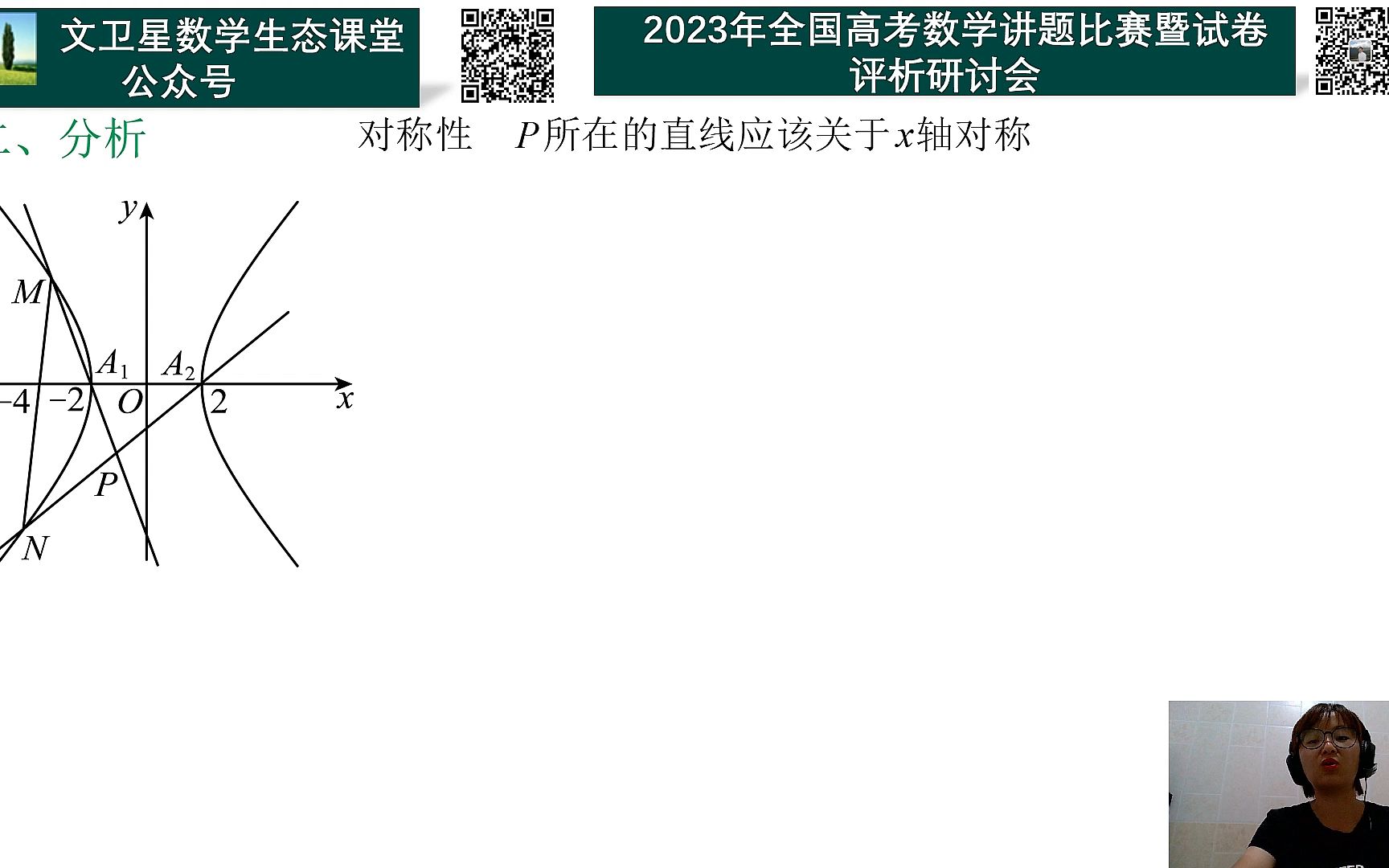 陈娜娜2023年全国高考讲题比赛特等奖(9)新高考2卷21题胶州市实验中学哔哩哔哩bilibili