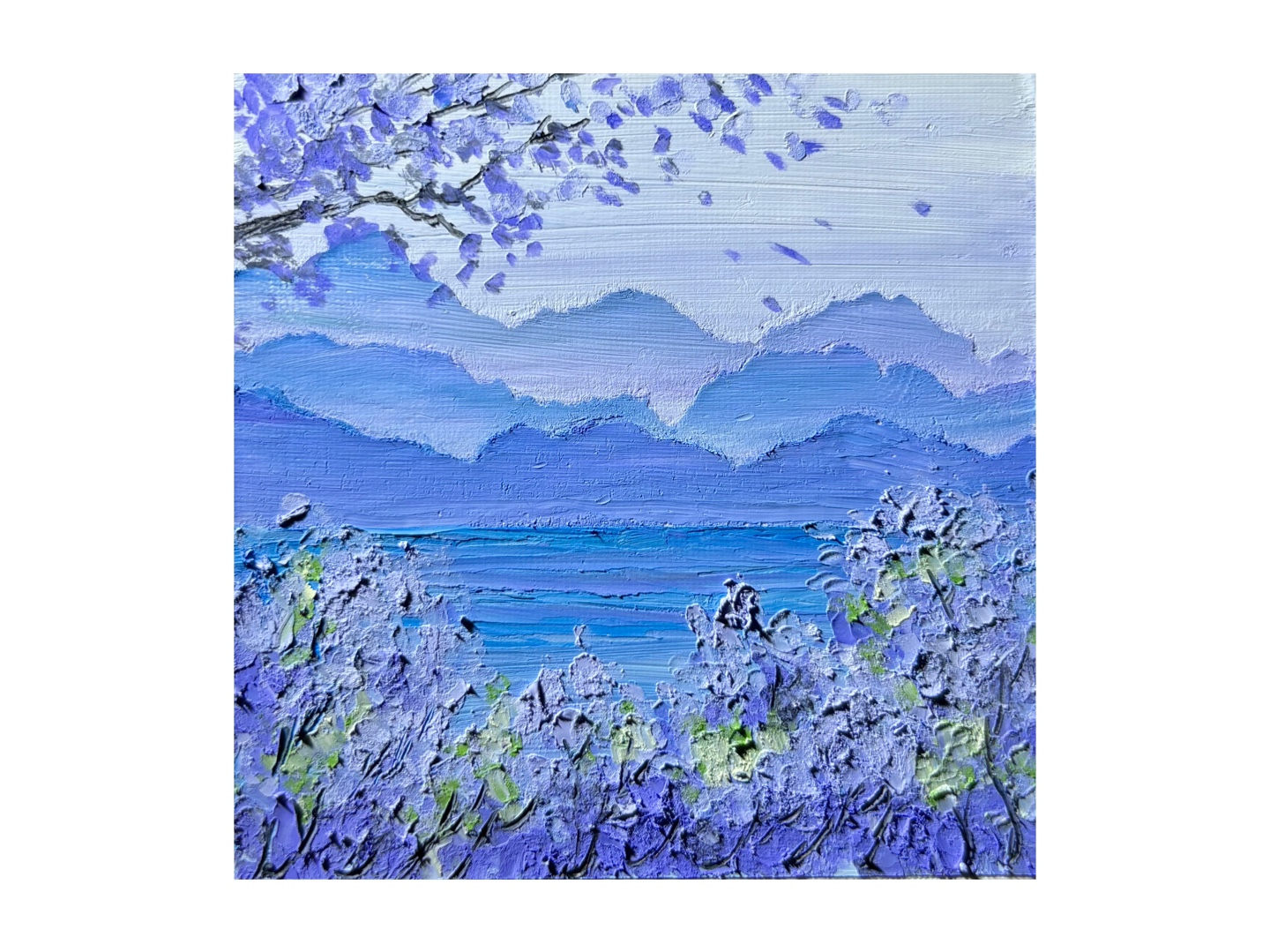 油画棒教程|梦里的水乡