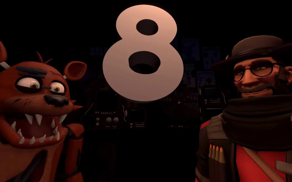 【sfm/fnaf】[愚人节警告]友善的霍斯 8(friendly foxy 8)|玩具熊的五
