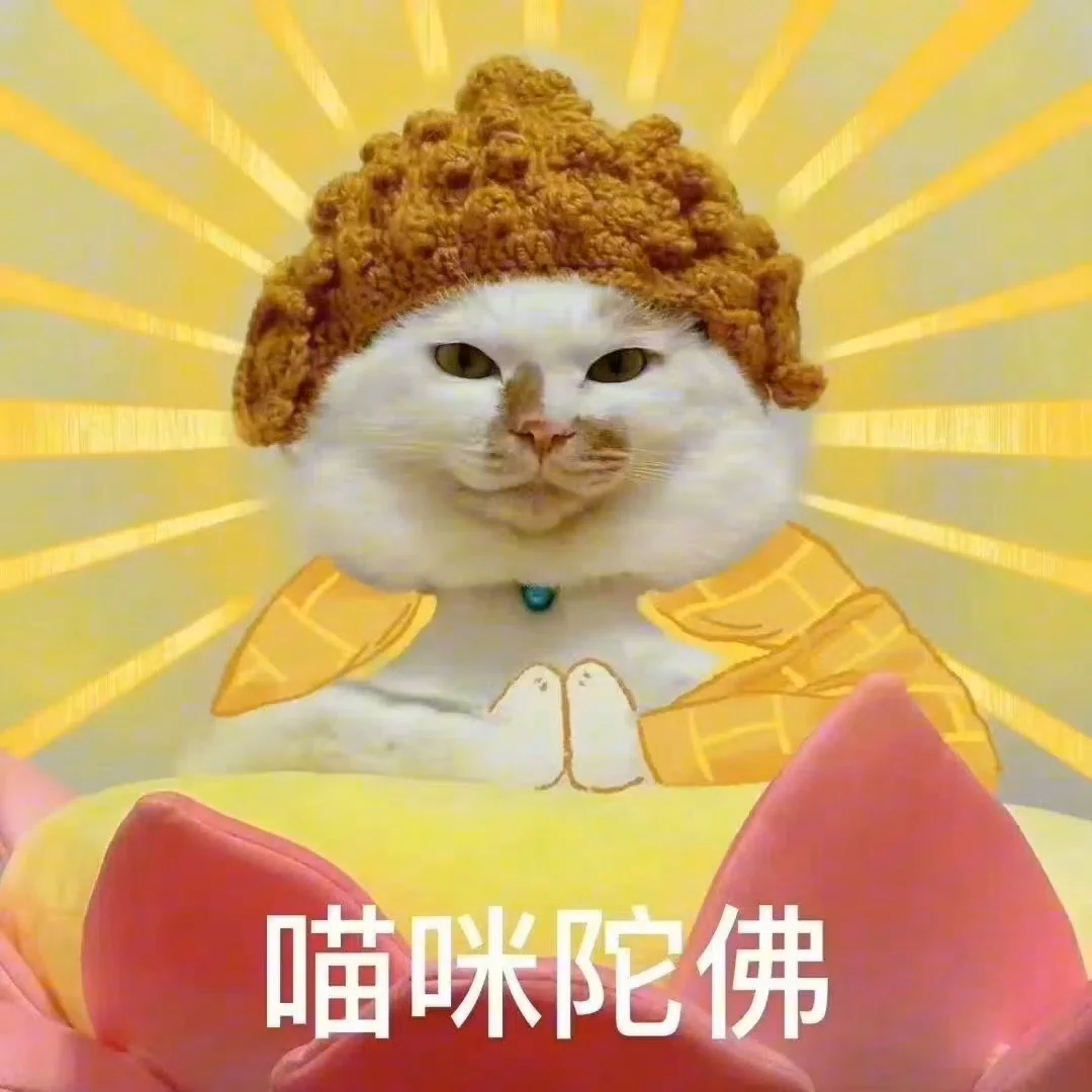 猫咪唐僧卡通头像图片