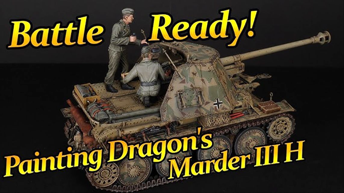 「AFV Studio」威龙 德军 Marder III/H 上色与制作(1/35)哔哩哔哩bilibili