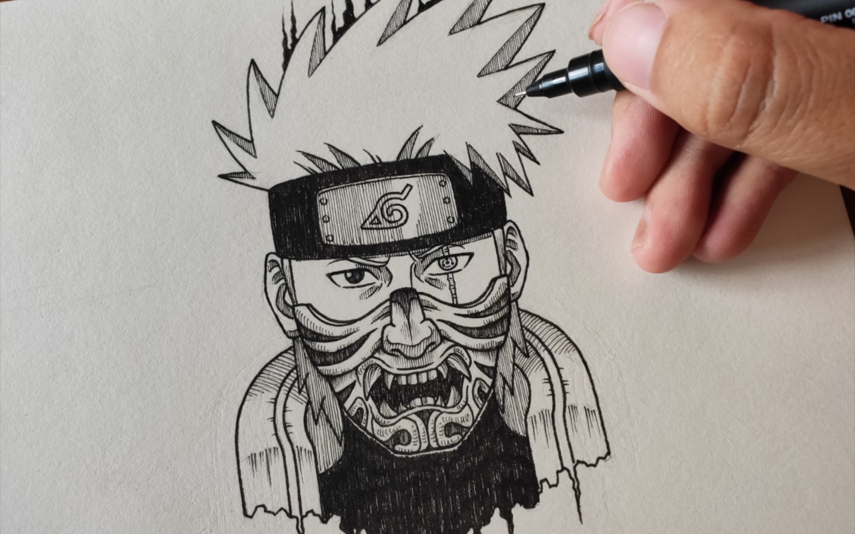 「手绘」六代火影写轮眼 · 卡卡西