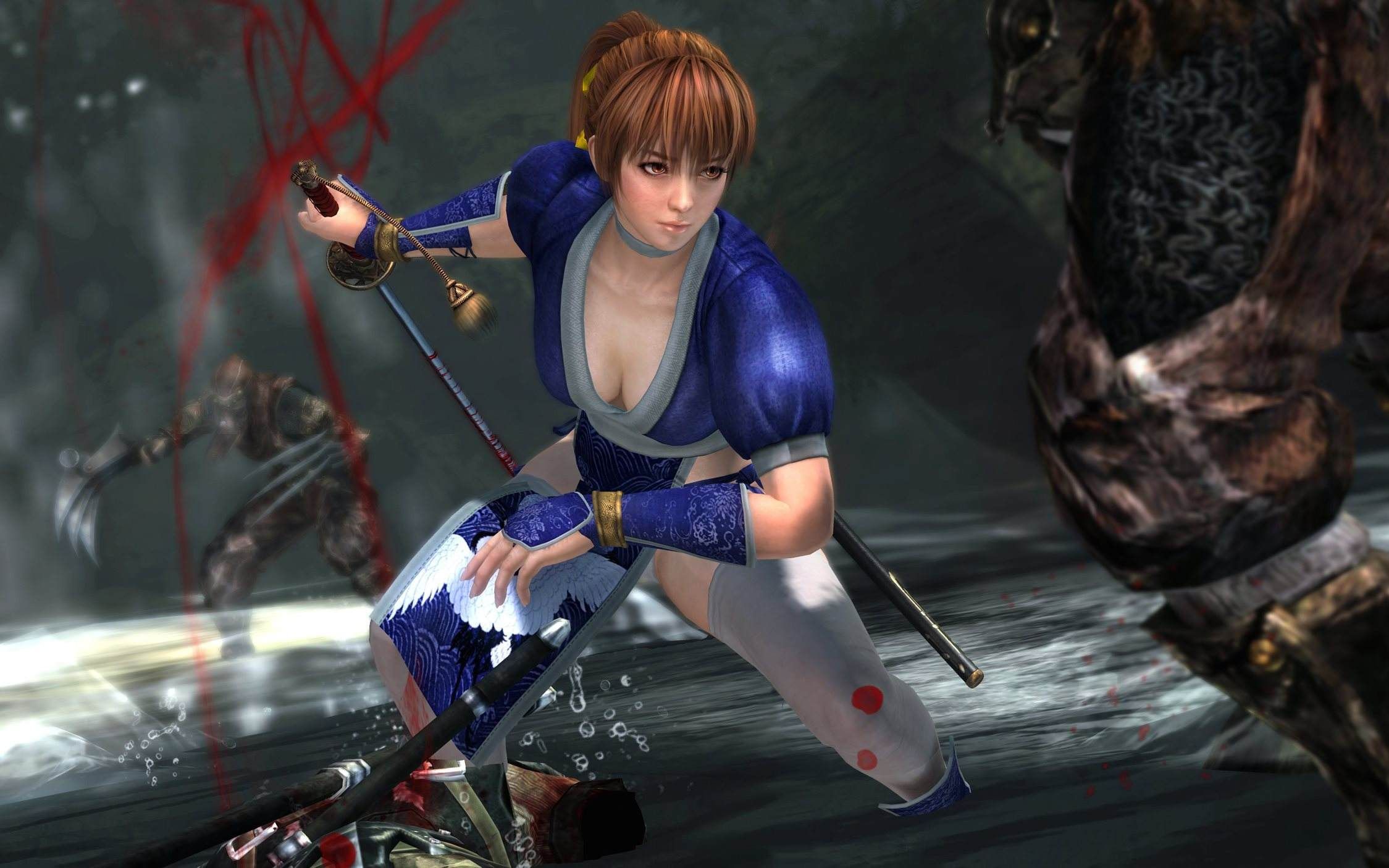 活动作品忍龙3刀锋边缘女忍流程霞普通难度1p