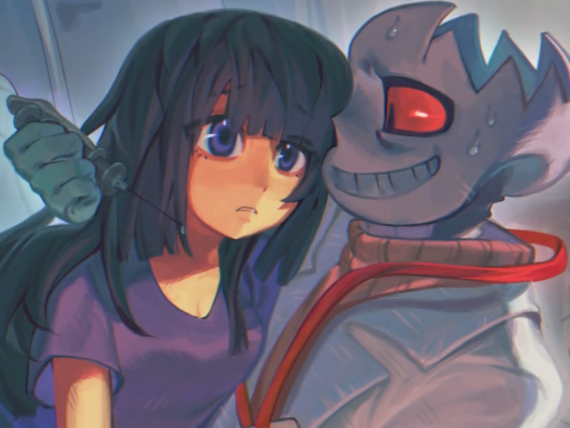 【horrorxaliza/绘画过程】恐怖心理交互日志