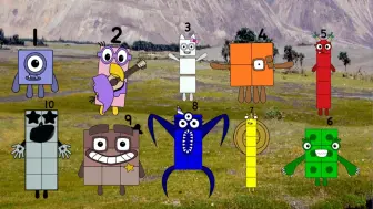 Скачать видео: numberblocks，但是banban幼儿园