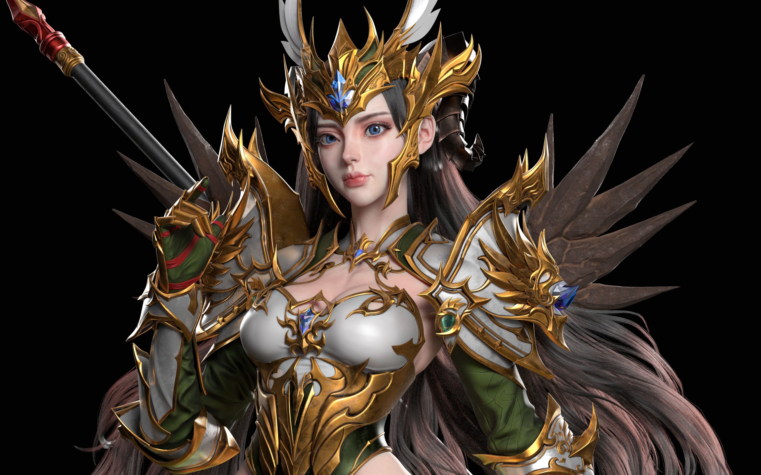 【高精度cg模型】韩风美型cg角色录播