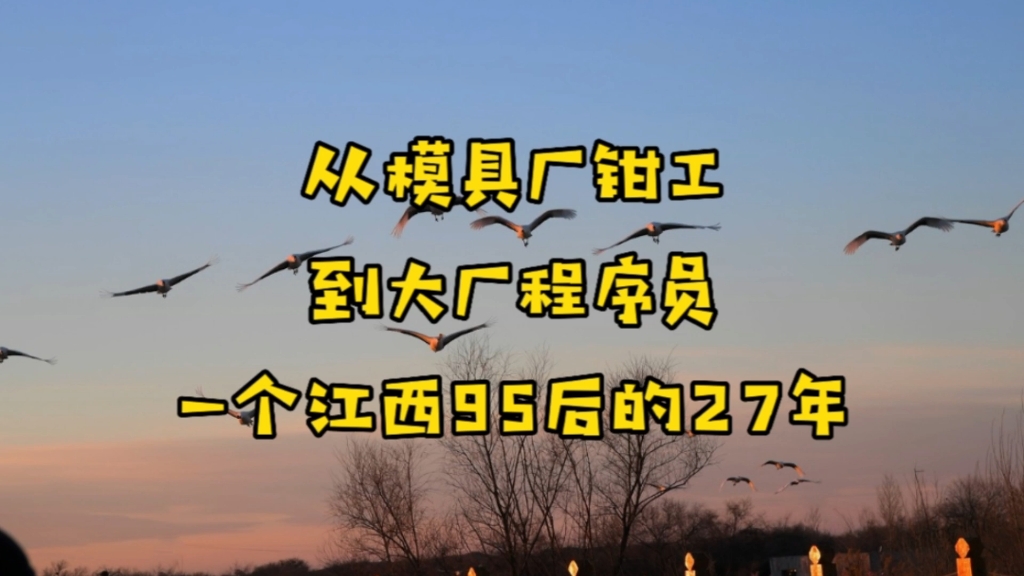 从模具厂钳工,到腾讯子公司游戏UI,一个江西95后的27年哔哩哔哩bilibili