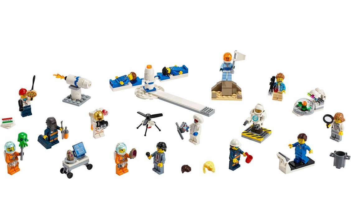 乐高lego60230城市系列太空研发人仔套装2019速拼评测