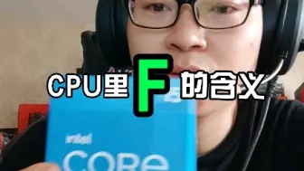 Descargar video: CPU怎么选？有独显选带F,否则就选不带F的。