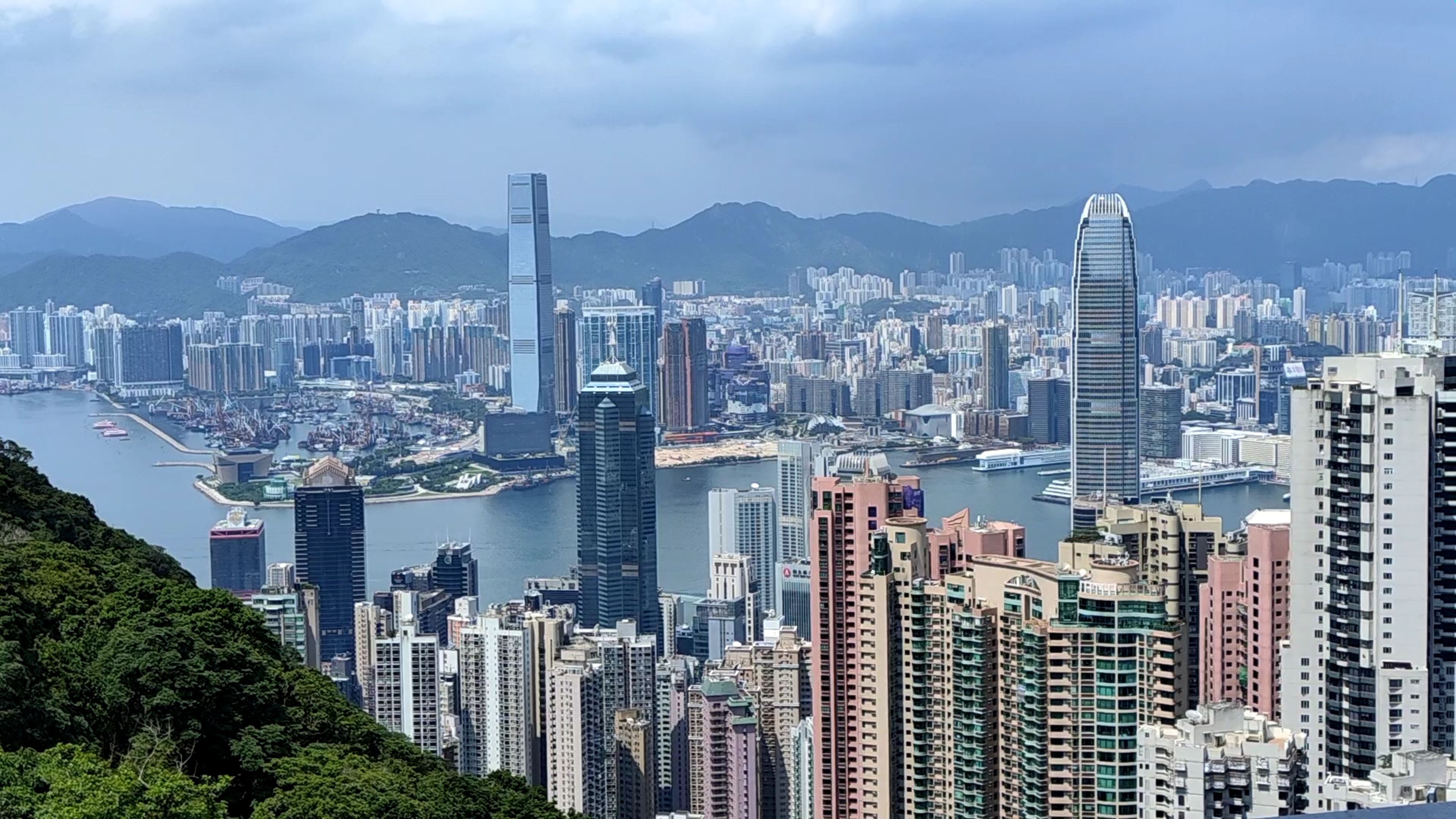 香港太平山观景台图片