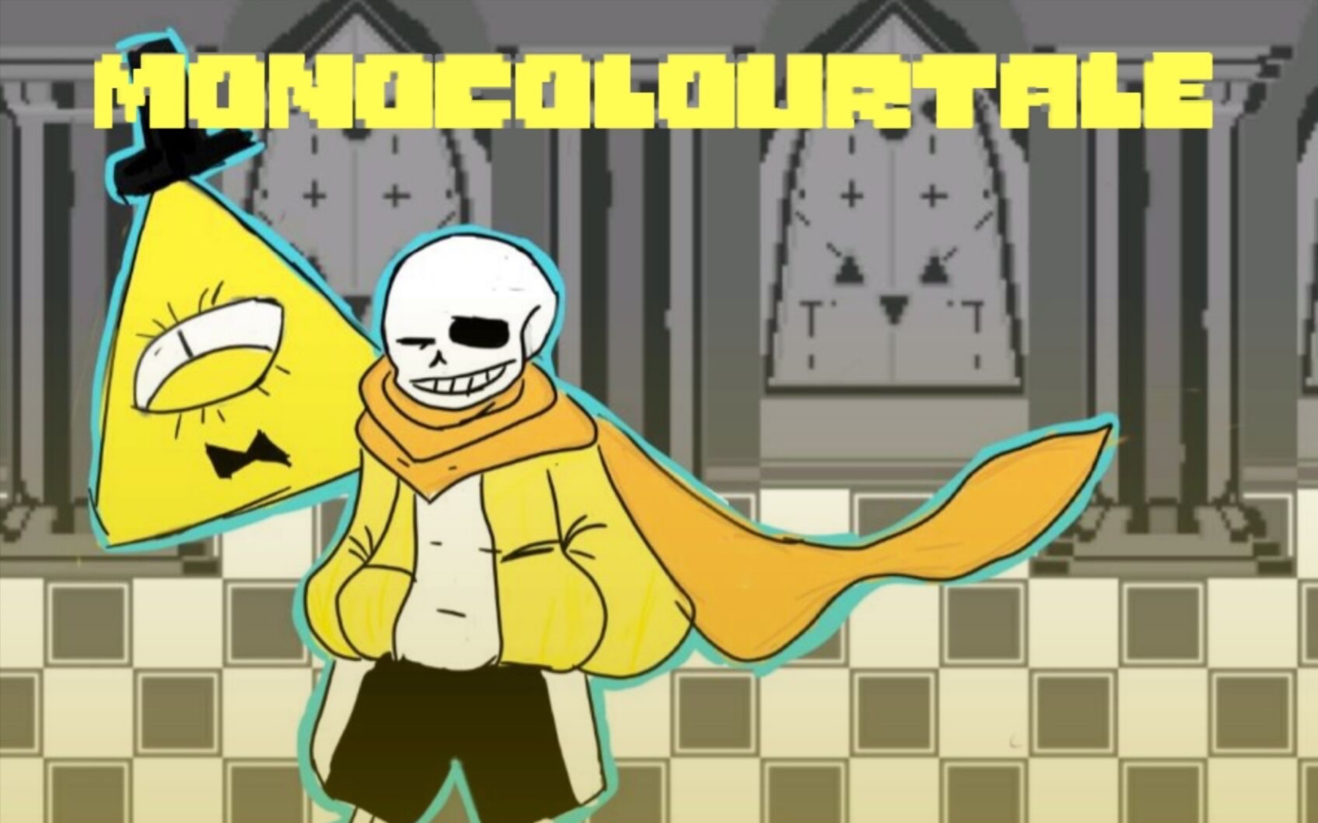 [图]【国人AU】单色衫斯审判曲『Buy gold』我们间的交易Gravity falls x Undertale AU