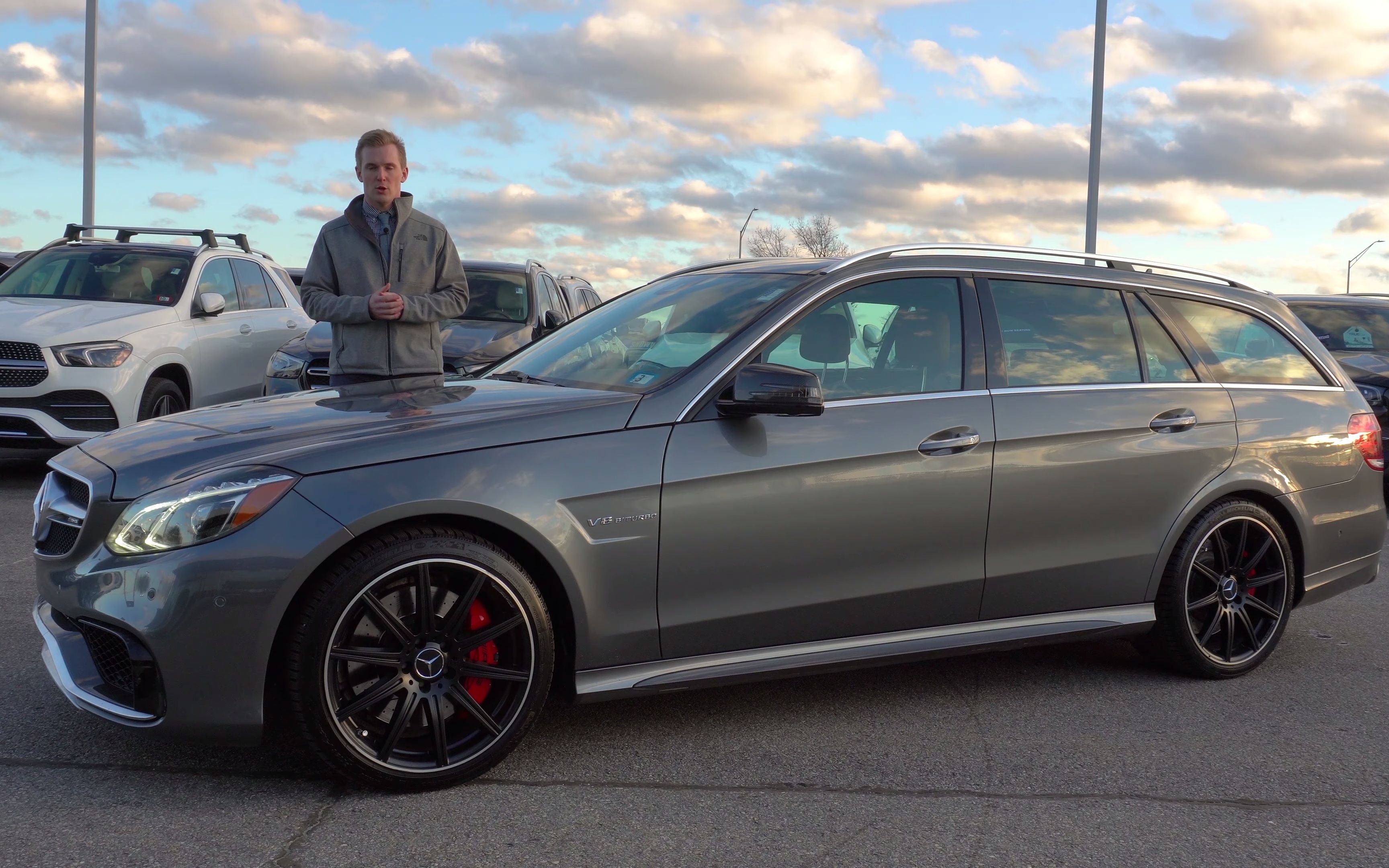 奔驰 w212 s212 e级 e63 amg旅行车2016款 美国二手车测评(机翻字幕敬