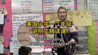 Download Video: 美国公立小学的一二年级精读课是这样上的！