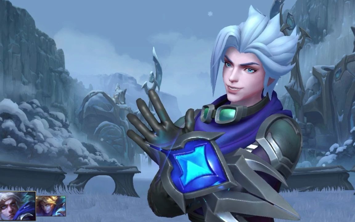 lol英雄聯盟手遊 冰川勇者 伊澤瑞爾 皮膚視頻 frosted ezreal skin