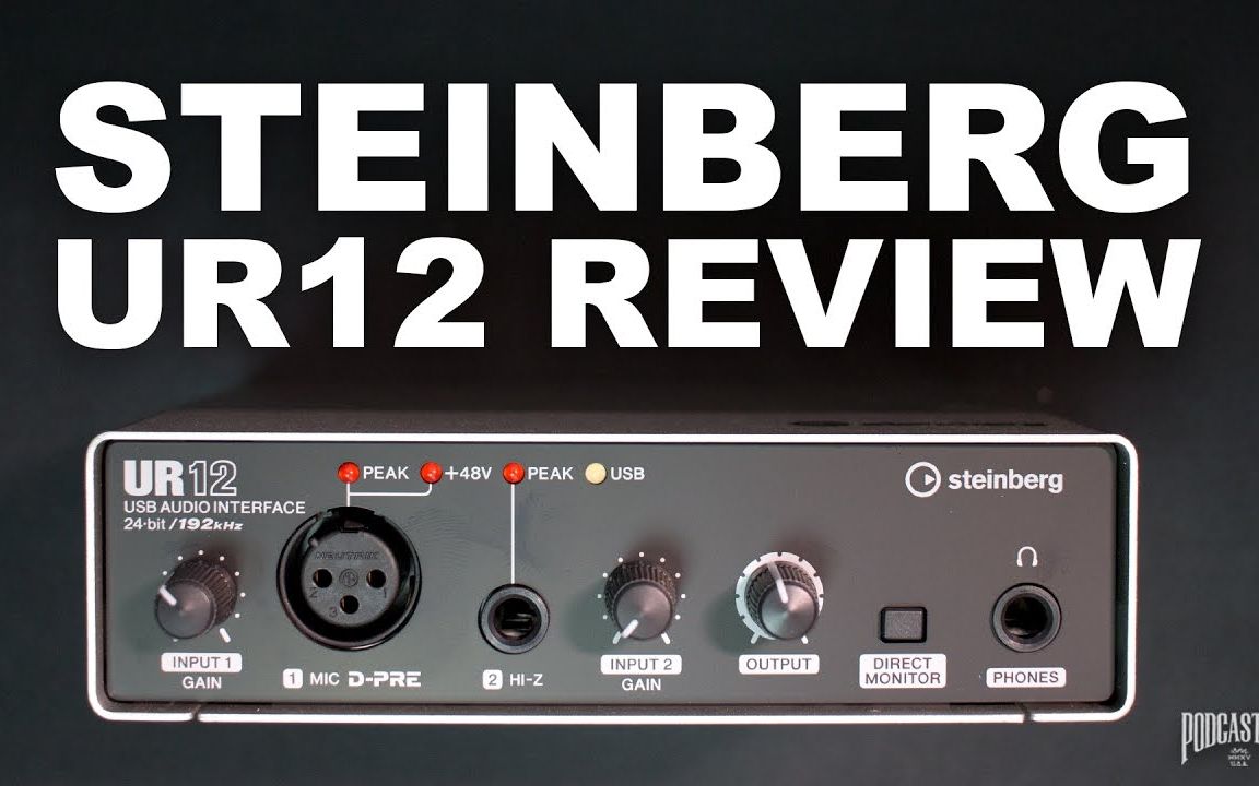 中文字幕steinbergur12usb声卡评测