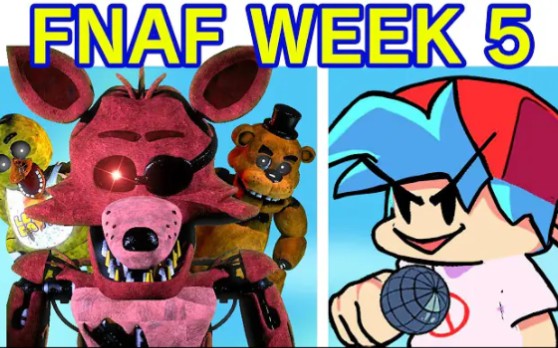 [图]VS Five Nights at Freddy's FULL WEEK 1-5 (Chica, Foxy, Bonnie) (FNF Mod/FNaF 1)