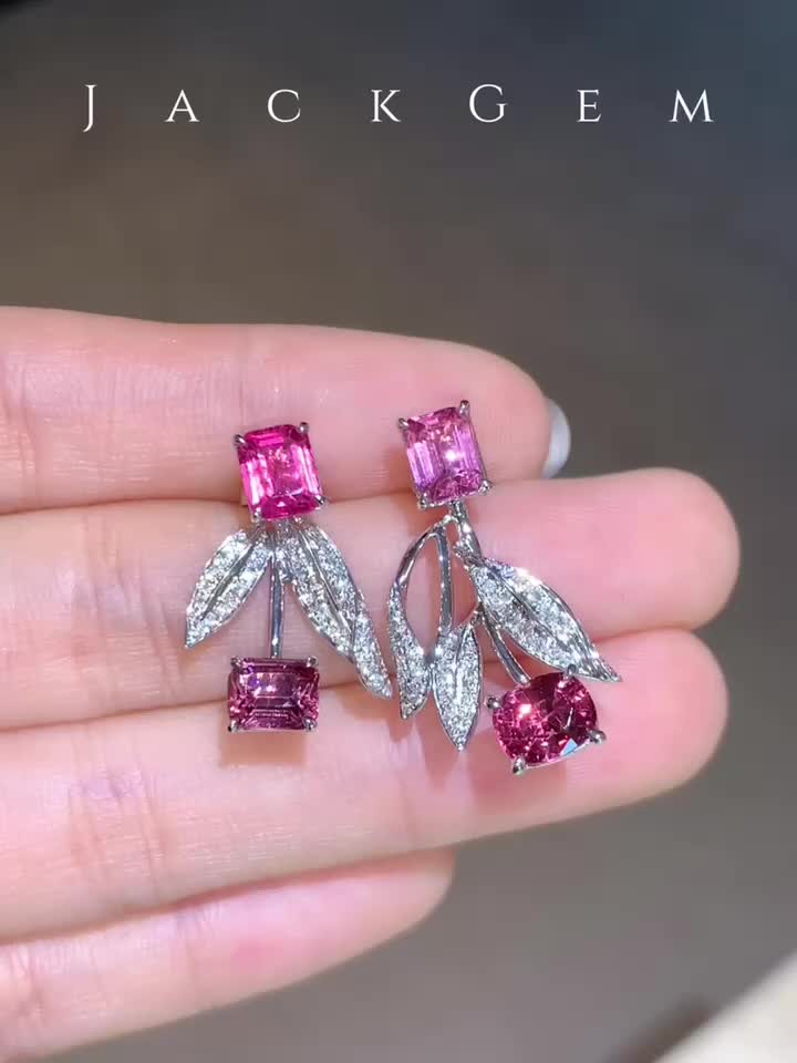 绝对不能错过的珠宝新贵60原创尖晶石耳钉