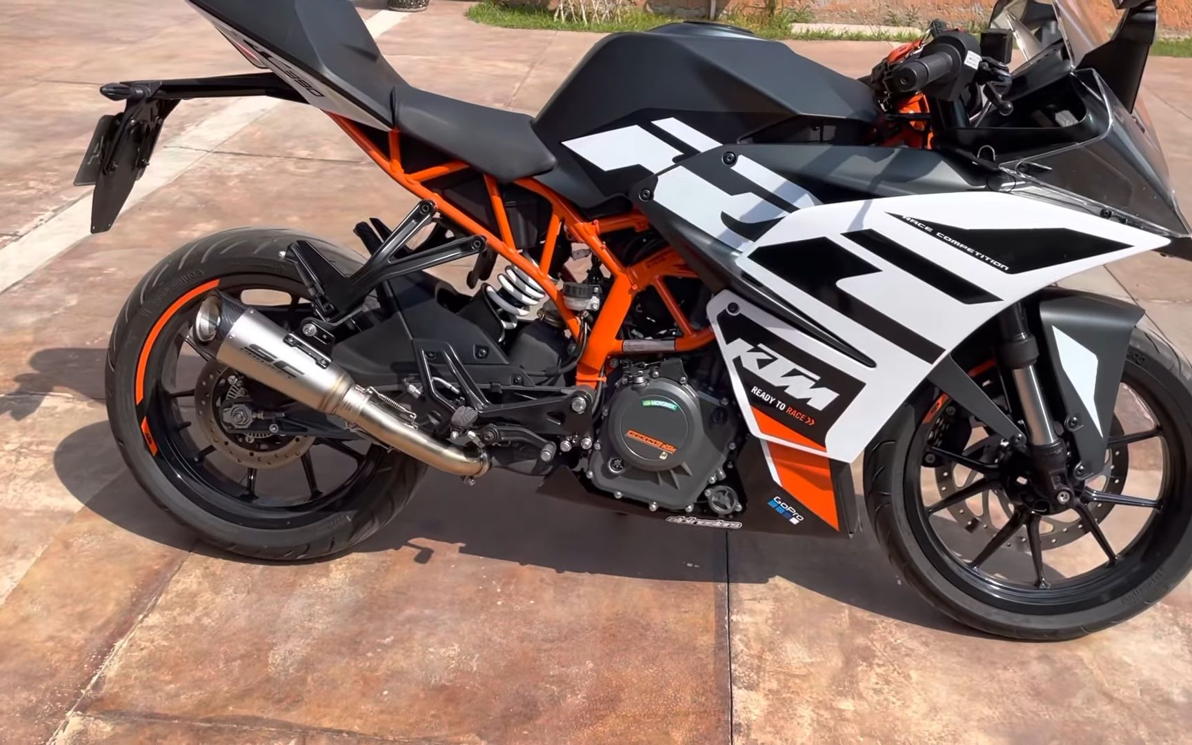 ktm rc390改装sc排气声浪表现