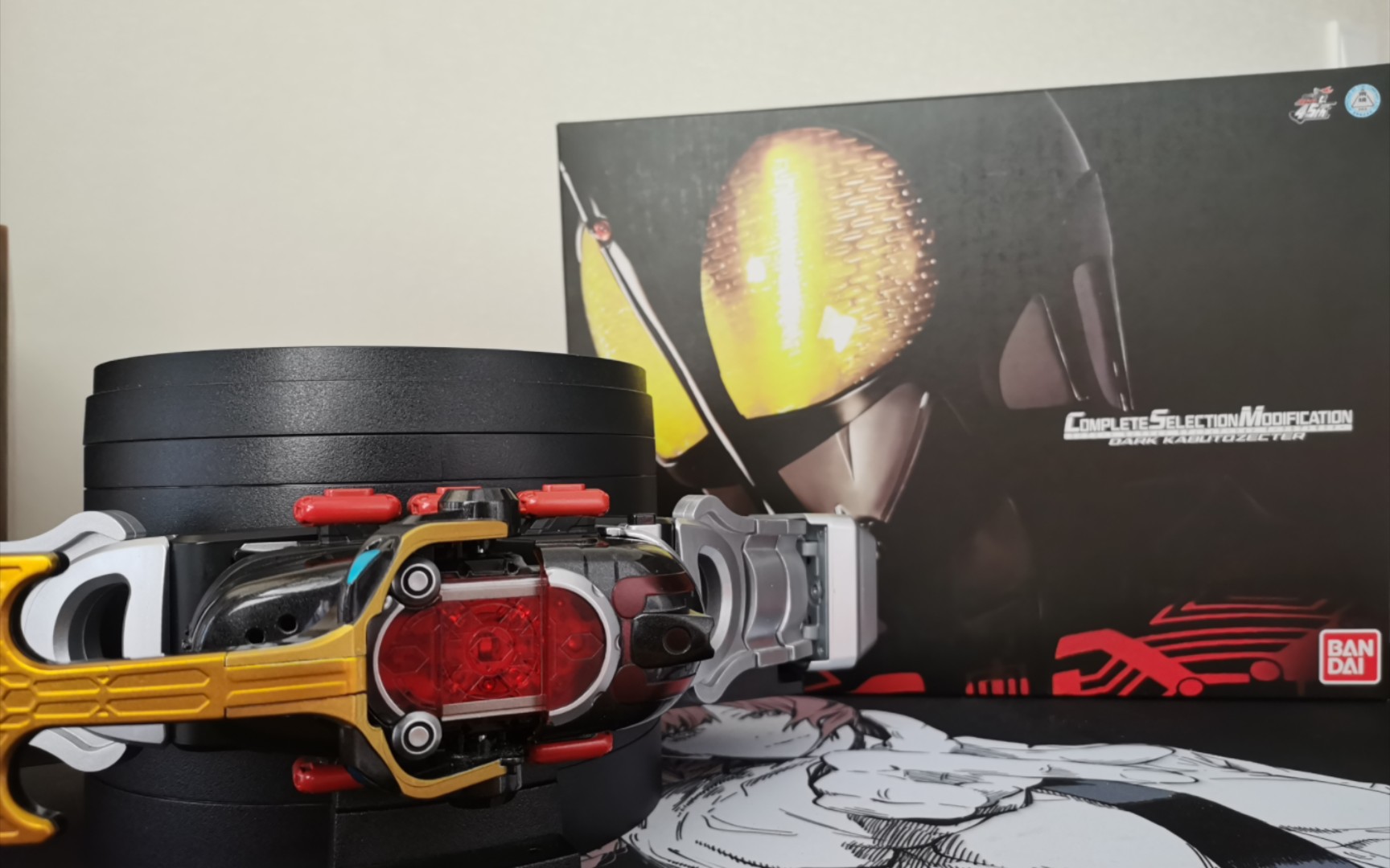 假面骑士黑甲斗csm dark kabuto zecter 声光展示