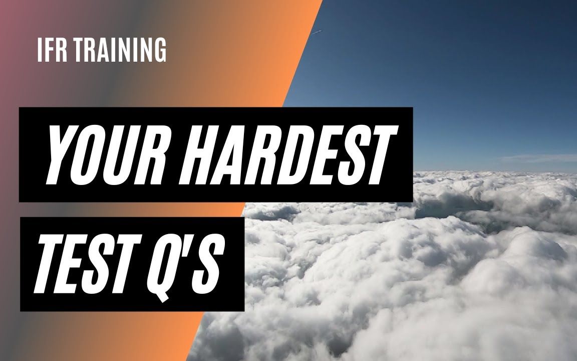 【模飞知识】the hardest questions on the ifr knowledge test