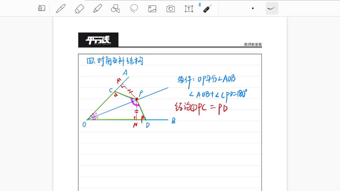 八年级对角互补结构哔哩哔哩bilibili