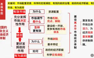 一轮复习 高中政治必修二《经济与社会》第二课 课时2《更好发挥政府作用》