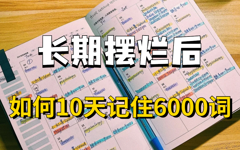 [图]【全24集】简直就是我的英语救星 最快背单词法，考前10天背完任何词汇，必藏B站最简单的英语记忆规律，记不住单词必看!教你科学牢记过万单词 世界上最高效的单词记