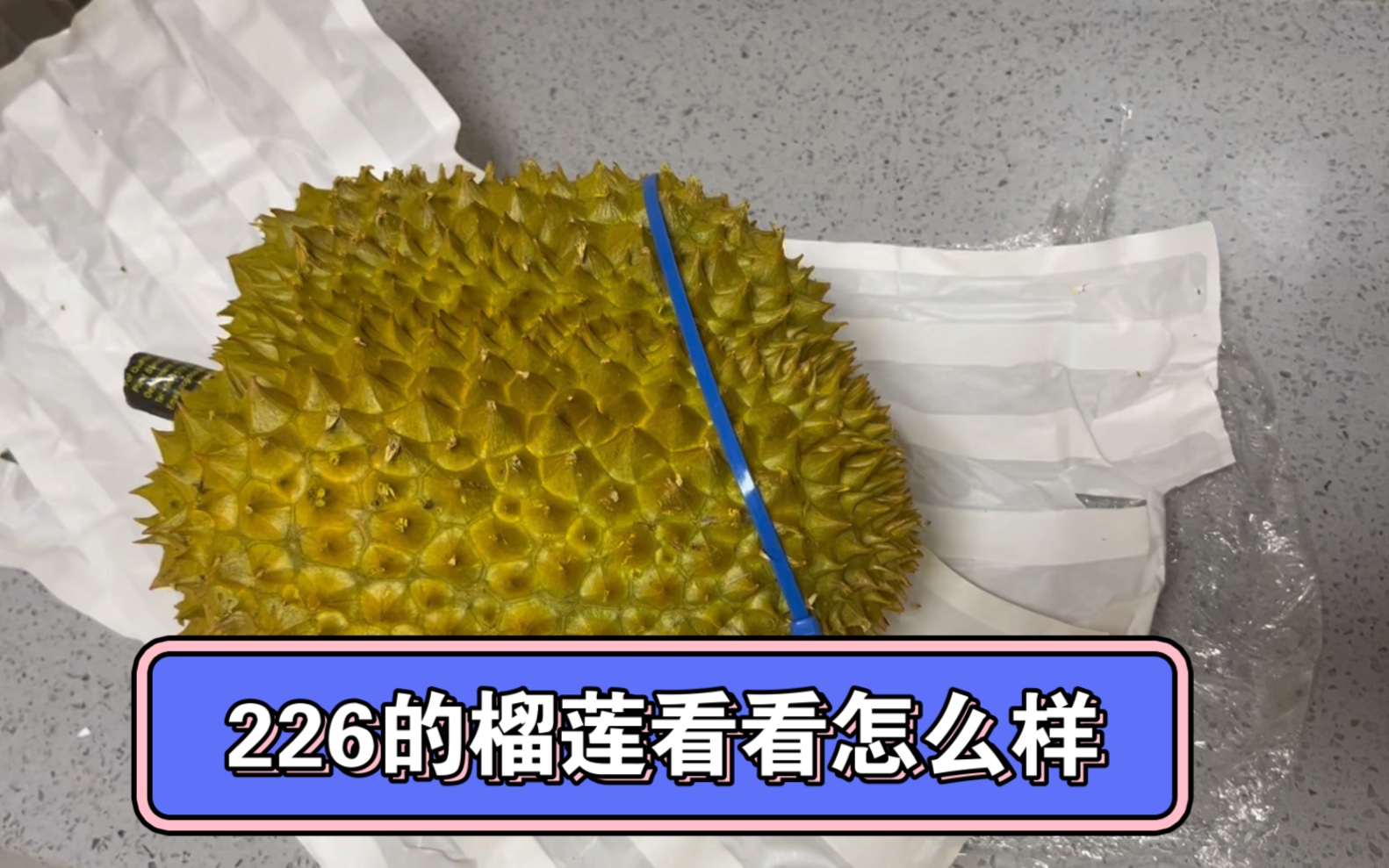 来开榴莲了 馋死了,终于29.9在七鲜选了一个 应该还能降价 但是我可等不来了.哔哩哔哩bilibili