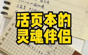 Download Video: 这个便签真真是活页本的灵魂伴侣啊！| 文具安利 | 学生党必备 | 文具好物种草分享