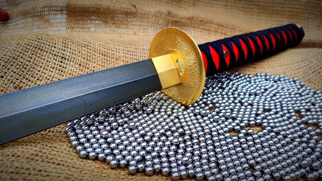 【FZ】轴承滚珠乌兹钢 | 制作武士刀 KATANA-铸刀师FZ-铸刀师FZ-哔哩哔哩视频