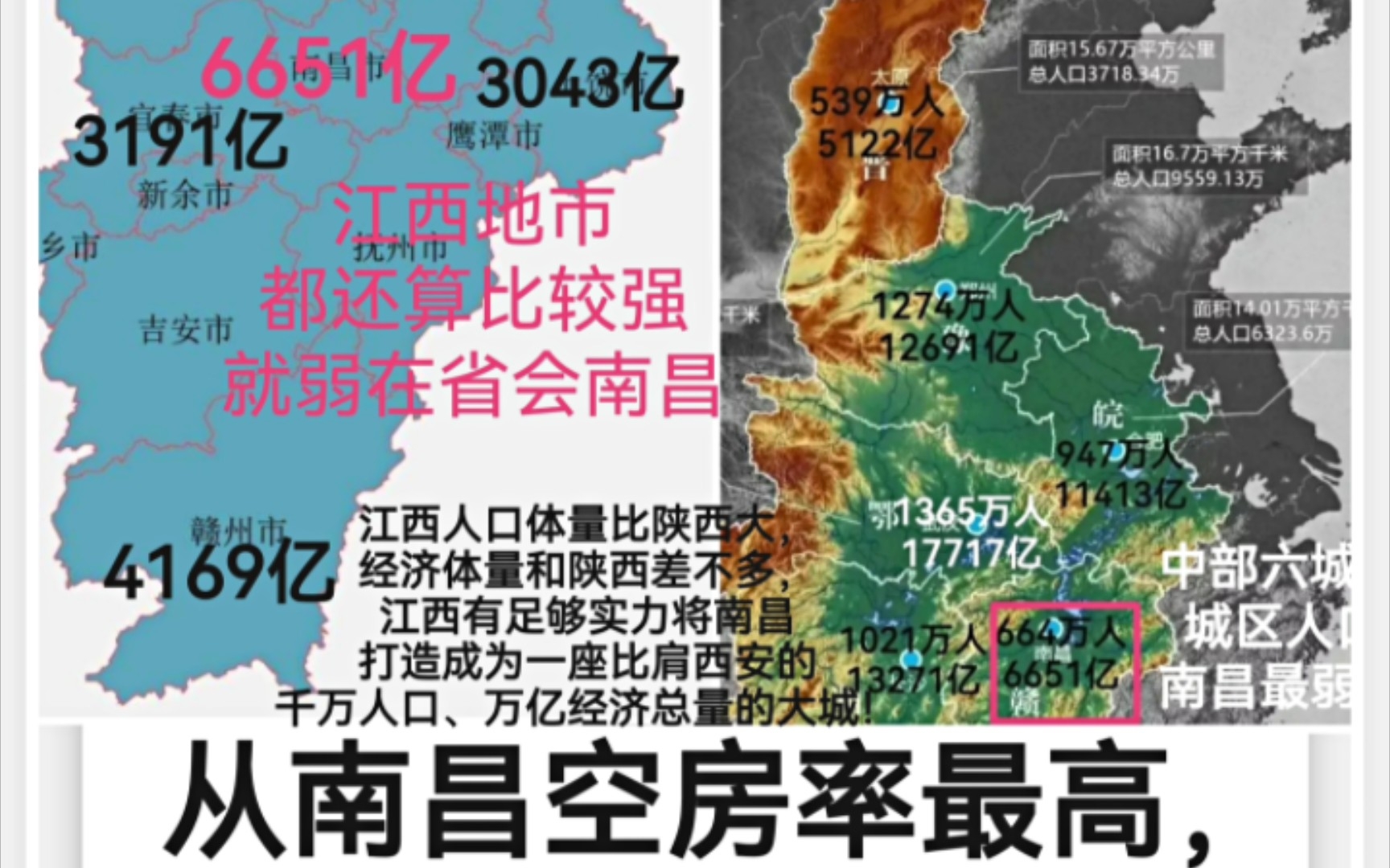 从南昌空房率最高,来看江西强中心战略十分必要!哔哩哔哩bilibili