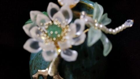 玉簪花 簪娘出簪 星辰塔原创发簪 与昙酌 哔哩哔哩