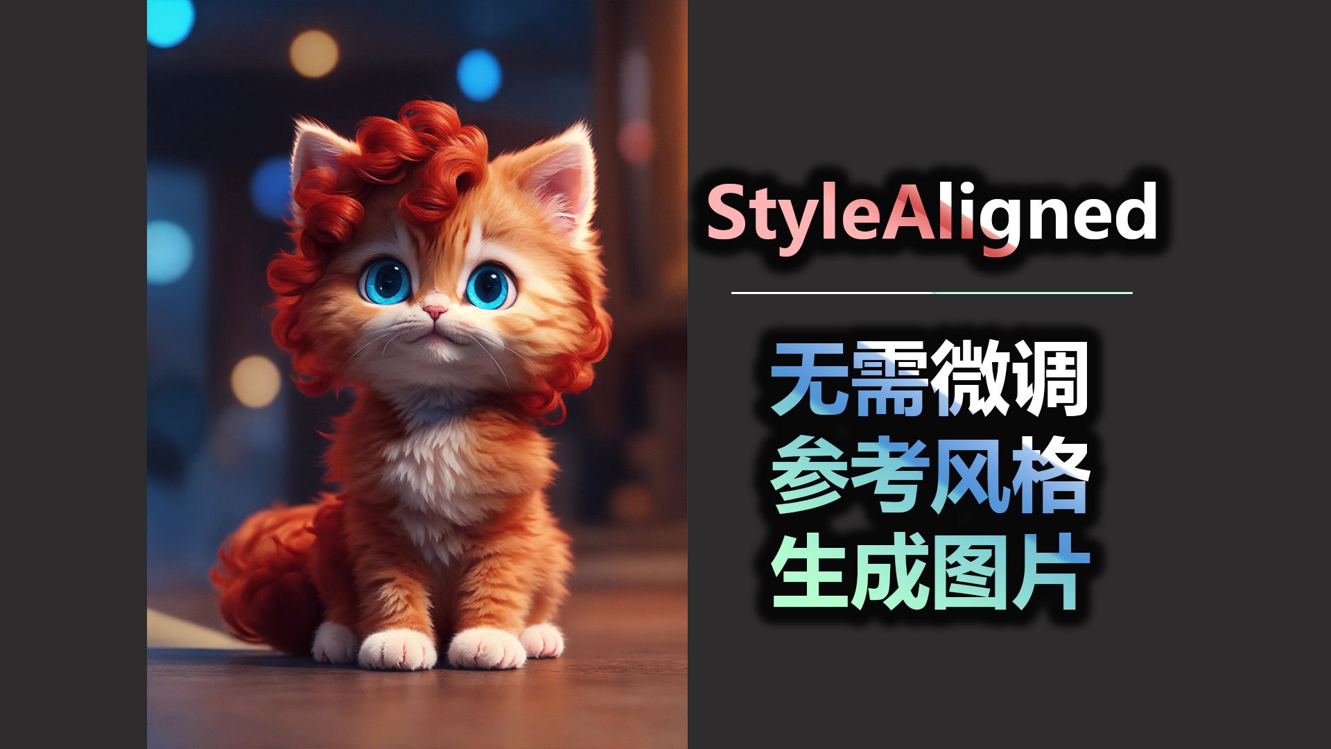 StyleAligned 无需微调 参考风格生成图片哔哩哔哩bilibili