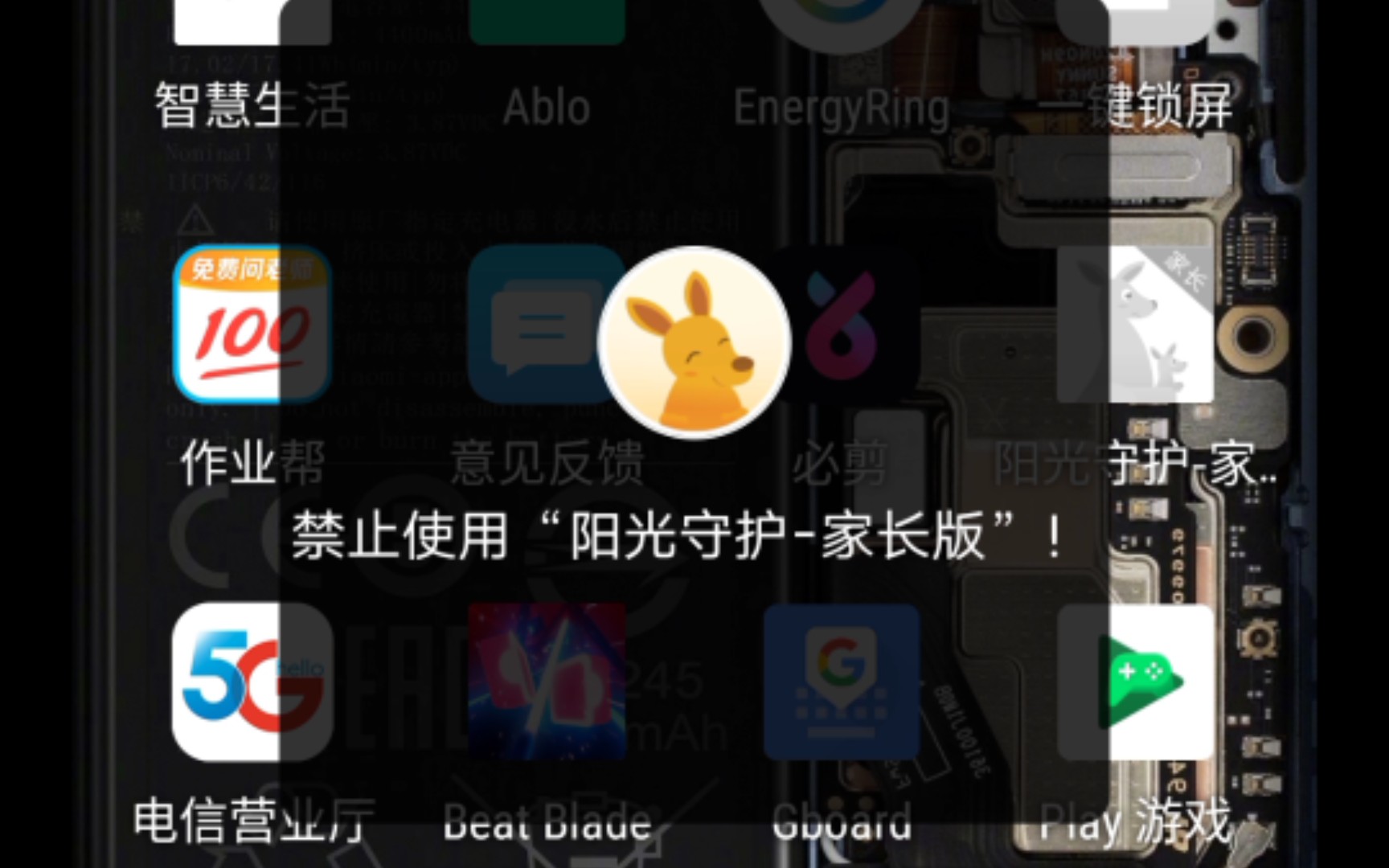 阳光守护就这没有办法卸载就这就这差点就被吓住了