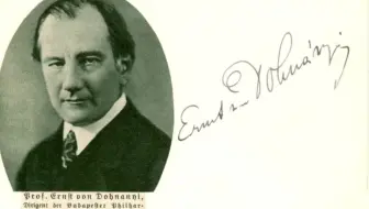 家庭录音 Ernst Dohnanyi在自己的八十大寿上演奏Cascades（1957）